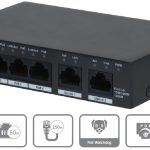 Dahua DH-PFS3006-4GT-60 4-Port PoE+ Compliant Gigabit Unmanaged Network Switch Intelligently Monitors Power Consumption to Keep Data Flowing, Even In The Event Of Power Faults.