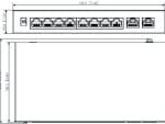 Dahua DH-PFS3010-8ET-96 10-Port Fast Ethernet PoE + Switch Offers 60W PoE Power Budget, 8 Fast Ethernet PoE + Ports, Dual Gigabit Ethernet Uplink Ports, And 820' Power And Data Transmission Range Content.