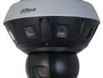 Dahua DH-PSDW81642M-A360 Panoramic Multi-sensor plus PTZ camera. Get a 360° panorama and detailed region of interest up to 1312ft (399.9 m) away. IP66 Ingress Protection and H.265/H.264 Left View.