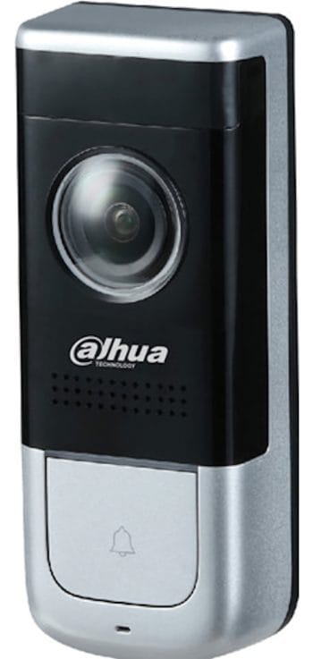 Dahua DHI-DB11 Video Doorbell. It Has Passive IR Motion Detection, Built-In Microphone and Speaker, And Is Compatible with Alexa®. Ideal For Homes and Small Businesses.