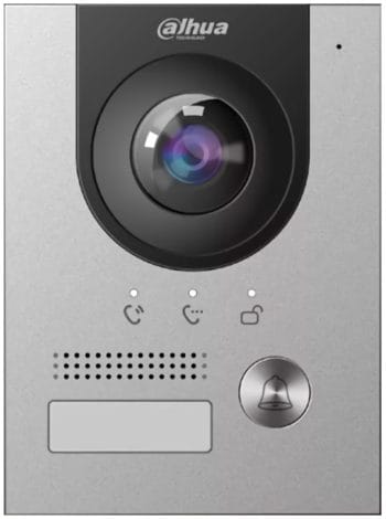 Dahua DHI-KTP01(S) IP Video Intercom Kit Provides a Wide-Angle Camera with Night Vision, A 7 Inch TFT Screen Color Indoor Monitor and A Layer 2 Poe Ethernet Switch for Secure Remote Access Unlock Doors and View Visitors from The Comfort of Your Home Door Monitor