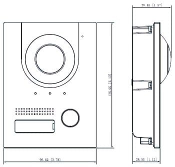 Dahua DHI-KTP01(S) IP Video Intercom Kit Provides a Wide-Angle Camera with Night Vision, A 7 Inch TFT Screen Color Indoor Monitor and A Layer 2 Poe Ethernet Switch for Secure Remote Access Unlock Doors and View Visitors from The Comfort of Your Home Door Monitor