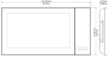 The Dahua DHI-VTH2421FW-P is a 7Inch TFT Monitor With 1024x600 Resolution for Residential Use. View and Talk to Visitors, Record Calls, Remotely Unlock Doors. Alarm Integration and PoE Support. 32GB MicroSD Card Slot Dimensions.