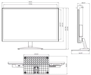 Showcasing The Latest in Surveillance Technology, Dahua DHL22-F600-S 21.5” LED-Backlit Surveillance Monitor. Designed To Seamlessly Monitor the Feed from Your CCTV Security Systems, This Robust And Powerful Monitor Is An Essential Addition To Any High-Security Setup Dimensions.