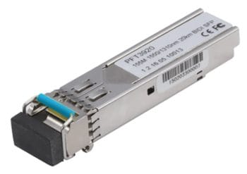 Dahua PFT3920 Optical Transceiver, SFP-TX, 1550 nm, RX, 1310 nm, Single Fiber, 155M, 20Km, 3.3VDC, Single-mode, LC Port