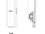 Dahua DH-PFWB5-90n 5GHz N300 Outdoor Wireless Base Station Dimensions