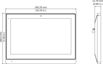 Dahua Technology 10.2" Color Indoor Touchscreen Video Intercom Monitor