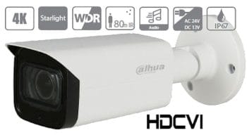 Dahua Technology Pro Series A82AF5V 8MP Outdoor HD-CVI Bullet Camera with 3.7-11mm Lens and Night Vision