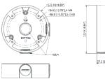 Dahua Technology PFA13C Waterproof Junction Box Dimensions