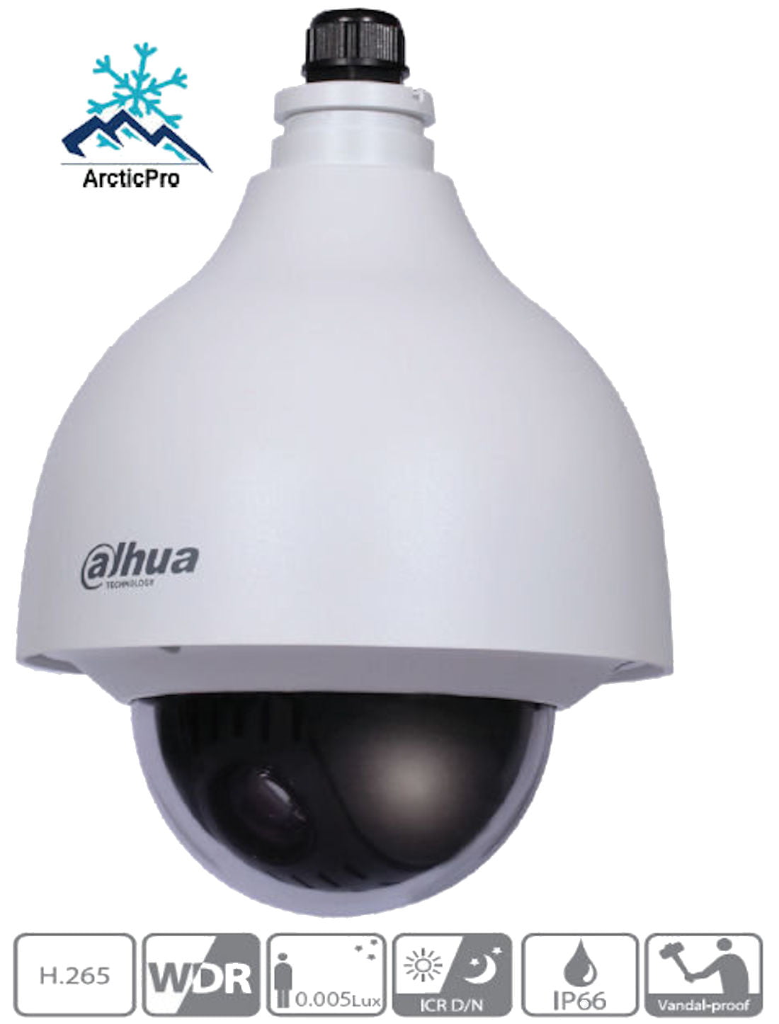 Dahua Technology 40212TNI 2MP Starlight Outdoor PTZ Network Dome Camera