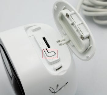 LincX2PRO Series IPC-C26EN 2MP Outdoor Wi-Fi Network Camera from Dahua Technology Reset Button