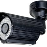 Eyemax UIR-2184V-B EX-SDI 1080p IR Bullet Camera. 80 IR LEDs, 2.8-12mm lens, and advanced features for clear footage. Shop now at Collsam Distribution!