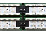 The Collsam CN-KD-PP5-06 is a wall-mountable 19-inch CAT5e patch panel with 48 ports, designed for 2U height when rack-mounted, and utilizing 110 punch down terminations Back View.