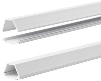 Enhance the look of your space with the TC-WTC6WE Self-Adhesive cable duct. Perfect for hiding cables in homes, offices, and more. Blend seamlessly with your décor Assembly View.