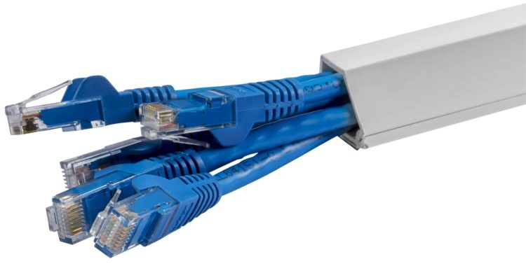 TC-WTC4WE Self Adhesive decorative cable duct. Hide unsightly cables and blend in with your décor in homes, offices, and more Usage View