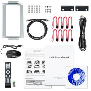 Eyemax NVST-TX216-32, a 32-channel NVR with advanced SOC technology for high-definition recording on every channel for IP cameras up to 3MP with 16 channel PoE Input Accessories