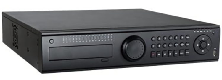 Eyemax NVST-TX216-32, a 32-channel NVR with advanced SOC technology for high-definition recording on every channel for IP cameras up to 3MP with 16 channel PoE Input Right View