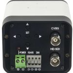 Experience stunning HD-SDI 1080p 2K image quality with the XCZ-12102 Camera. 10x optical zoom, 32 digital zooms, and 1-2.86” Panasonic CMOS sensor. Day and night ICR, WDR, BLC, HD-SDI and CVBS Composite Dual Output DC 12V .5 Amp. Back