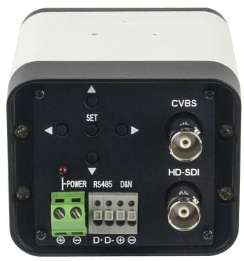 Experience stunning HD-SDI 1080p 2K image quality with the XCZ-12102 Camera. 10x optical zoom, 32 digital zooms, and 1-2.86” Panasonic CMOS sensor. Day and night ICR, WDR, BLC, HD-SDI and CVBS Composite Dual Output DC 12V .5 Amp. Back