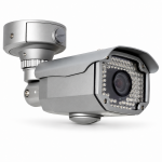 Eyemax UIR-2282V-S 2MP EX-SDI IR bullet camera left-side view