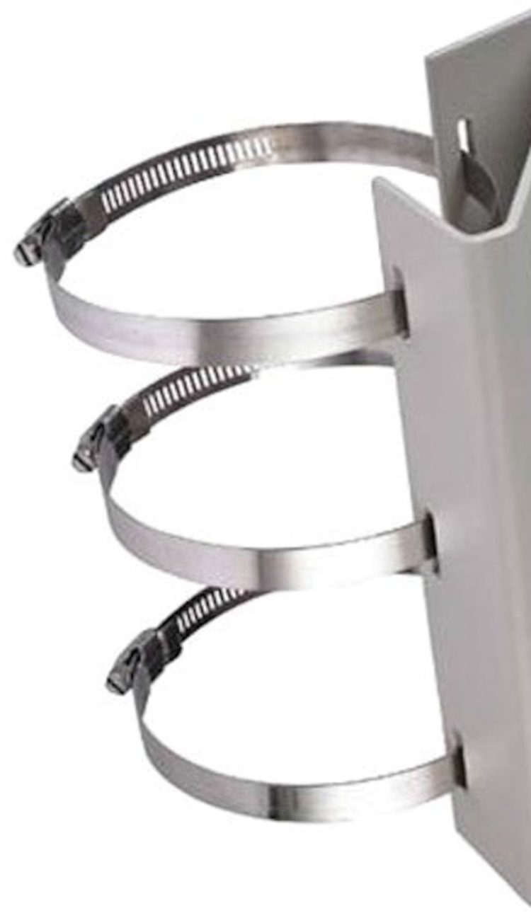 Securely mount your UIR series cameras on round poles with Eyemax CPM-E150. Compatible with universal junction boxes for easy installation Side View. Shop now at Collsam Security.