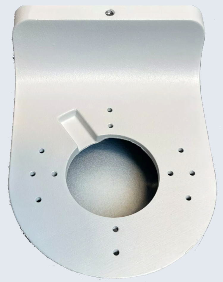 Enhance your security setup with the Eyemax CWB-E204W Wall Mount Bracket for E Series Eyemax CCTV Cameras. Durable, discreet, and easy to install, it's the perfect addition for any home or business Bottom View.