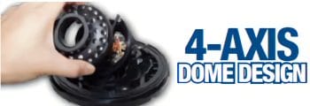 Eyemax DI-0639V Black or White SUPERDOME® 620TVL Indoor IR Dome Camera with Auto-Iris Varifocal Lens 1/3 Inch Sony Super HAD CCD II, High Resolution (620 TVL), High Sensitivity 0 Lux at IR On (IR LED 35), OSD Controlled, True Day and Night (ICR) 2DNR, HLC, Motion, Privacy, Easy Installation, Upgraded 4 Axis DC Auto IRIS Varifocal Lens 2.8~12mm, DC Auto IRIS and TDN 4 Axis