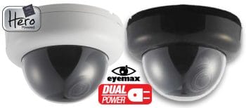 Eyemax DO-614V SUPERDOME® 650TVL Indoor Dome Camera with Auto-Iris Varifocal Lens and Dual Power