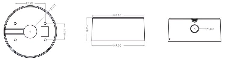 Eyemax DO-DB310L Is Built with High Quality Materials Ensuring Its Durability and Longevity It is Designed with Anti-Corrosion Coating.Ivory and White Dimensions