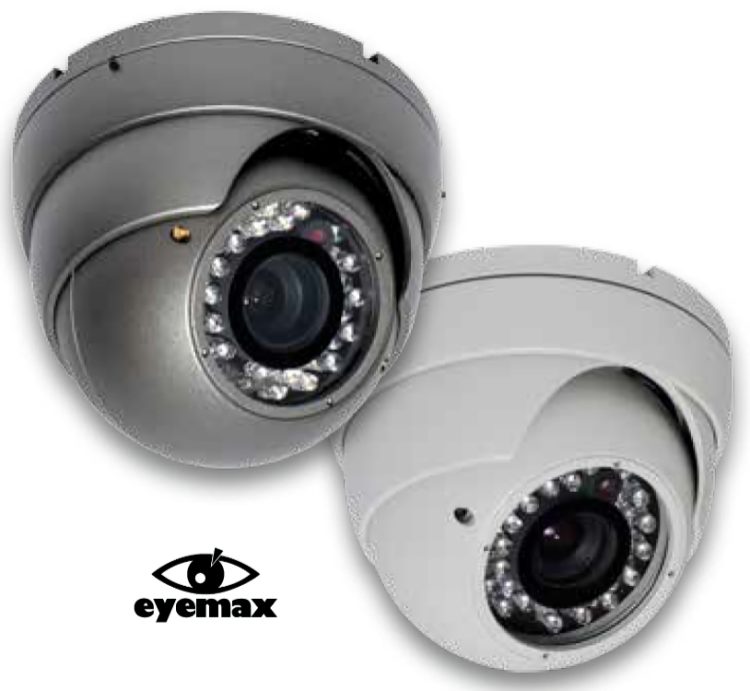 Upgrade your security with the Eyemax IB-6039MV camera. Vandal proof, high-resolution, and equipped with IR corrected lenses for clear day and night footage. Available in gray or white.