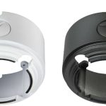 Upgrade your CCTV system with Eyemax IBA-BL Dome Balun Mount. This metal junction box conceals cables, deters tampering, and protects from weather Gray or White Color
