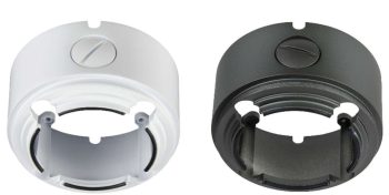 Upgrade your CCTV system with Eyemax IBA-BL Dome Balun Mount. This metal junction box conceals cables, deters tampering, and protects from weather Gray or White Color