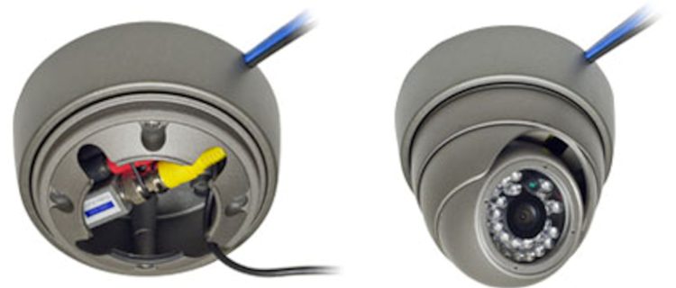 Eyemax IBA ML Eyeball Camera Deluxe Metal Mount Junction Box Large Cable Installation