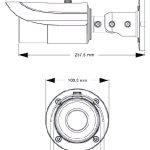 Eyemax NIR-C3042FV-BW 3MP IP Network IR Bullet Camera With 48 IR LEDs & 2.8~12mm Vari-focal Lens