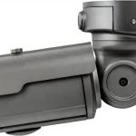 Upgrade your surveillance with Eyemax UIR-2364V-B EX-SDI IR Bullet, featuring 2MP COB IRx12, dual power options, and advanced features for clear day and night footage Side View. Shop now at Collsam Security!