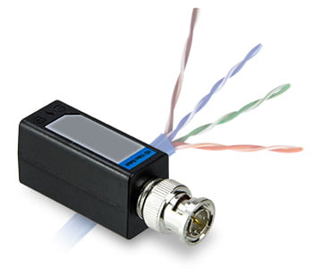 UTP cable is another option to transmit EX-SDI video signal in order to reduce cable cost. Specialized video balun for EX-SDI is required
