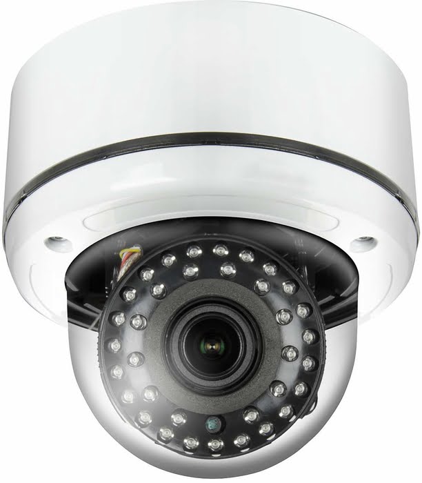 Eyemax UIV-032V-W EX-SDI Outdoor VP Dome  2MP(1080p)  IP67 35 IR 2.8~12 mm Lens ICR DC 12V White Casing