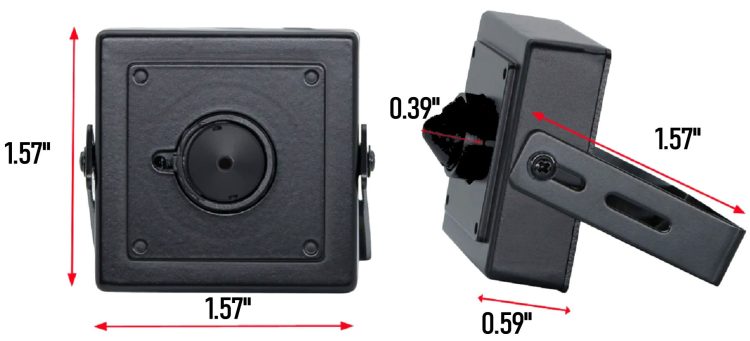 Upgrade your surveillance game with Eyemax USQ-002P-B37, a hidden mini camera with a 2-megapixel (1080P) sensor, a 3.7 mm pinhole lens, and EX-SDI technology for superior performance. Easy to install and consumes less power. Perfect for spy equipment dimensions.