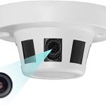 Eyemax XHI-SMK-01P HD-SDI 1080p 2 Megapixel Lens Indoor Smoke Detector Case Hidden Camera with 3.7 mm Fixed Pinhole Lens DC 12V Pinhole Closeup