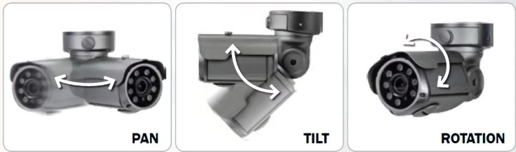 Eyemax XIR-2362FV-B 1080p Long-Range Outdoor IR Bullet with ICR and Dual Power HD-SDI Camera Positioning