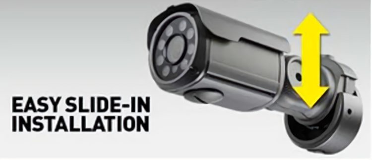 Eyemax XIR-2362FV-B HD SDI 1080p 2MP IR Bullet Camera With 12 COB IR 6 50 mm Varifocal Lens Installation