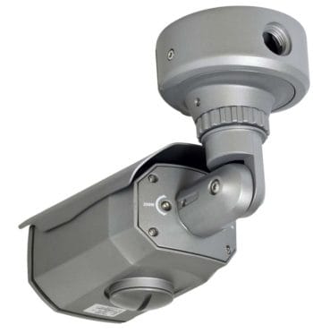 Upgrade your outdoor surveillance with the Eyemax UIR-2282V-S EX-SDI 1080p IR Bullet Camera. With 80 IR LEDs and 2.8~12mm lens, it offers crystal clear footage day and night. IP68 rated and compatible with EX-SDI or HD-SDI, this camera is a reliable choice. Shop now at Collsam Distribution, your trusted Eyemax supplier. Made in Korea. #Eyemax #surveillance #security. Rear View.