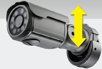 Eyemax TIR-2664V HD TVI camera. Featuring 1080p resolution, IP68 rating, 6 COB IR LEDs, and more for ultimate protection Slide In Installation.