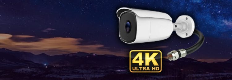 8 Megapixel 4K HD Coaxial Cameras