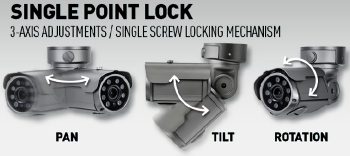 Capture every detail with Eyemax TIR-P4344V-B EX-SDI HD-SDI 4Megapixel Outdoor IR Bullet Camera. IP68 waterproof, 8 COB IR, and advanced features for clear footage Single Point Lock.