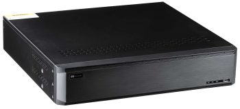 Eyemax NVST-TS5400-64 NVR. Supports 64 IP inputs, 16-channel playback, 8MP display, H.265, HDMI, and more. Perfect for home, business, and government use. Offered by Collsam Security Left View.
