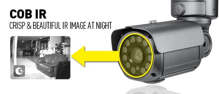 Capture crystal clear footage with the Eyemax UIR-2342V-B X-SDI 1080p IR Bullet Camera. Featuring 8 COB IR LEDs and a 2.8~12mm lens, this camera offers superior night vision and IP68 protection. Made in Korea and compatible with Balun, it's a top choice for security COB IR