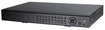 Eyemax NVST-TX208-32 NVR. High Resolution 32 Channel NVR with PoE Input and SOC Technology Perfect for home, commerce, and government security needs Left View.