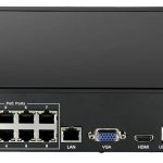 Eyemax NVST-TX208-32 NVR. High Resolution 32 Channel NVR with PoE Input and SOC Technology Perfect for home, commerce, and government security needs Back View.