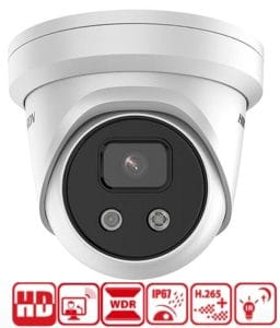 Hikvision AcuSense PCI-T15F2S 5MP Outdoor Network Turret Camera with Night Vision